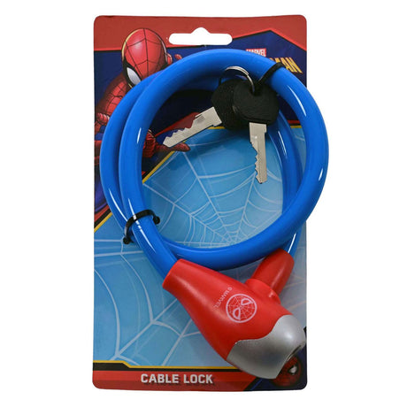 Volare spiderman kabelslot blauw rood