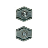 Mack 1008493 - 2 staaldraadklemmen 4mm simplex verzinkt | 10 stuks