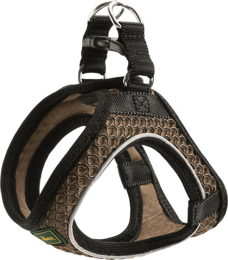 Hunter harnas hilo comfort bruin - hondenharnas - m 55-60 58-65 cm