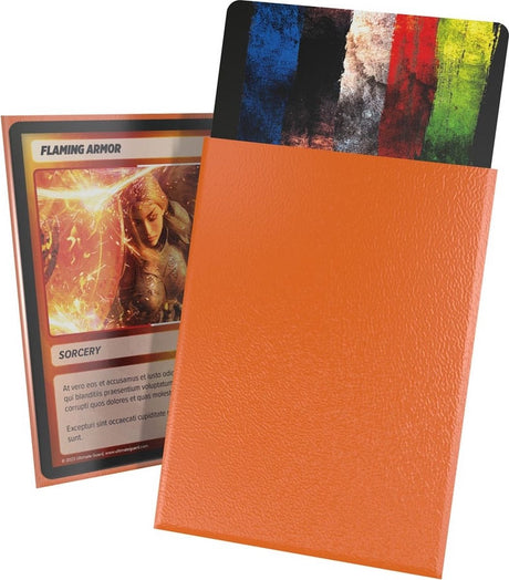 Ultimate guard cortex sleeves matte standard size (100) - orange