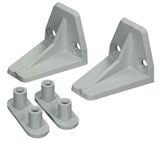 Mack 1010114 - 2 stoothaken trapezium voor rolluik wit 42mm | 10 stuks