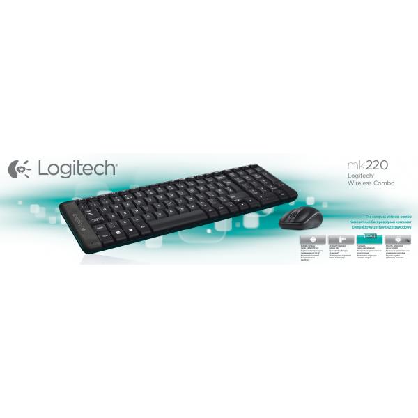 Logitech Wireless Combo MK220 tastiera + mouse