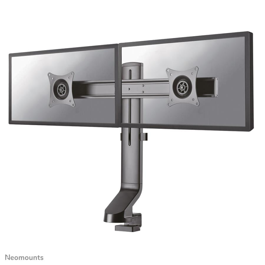 Neomounts Neomounts FPMA-D860DBLACH Flatscreen Bureauseun, 2x 10-27 7 kg, 26 45 cm, 75x75 100x