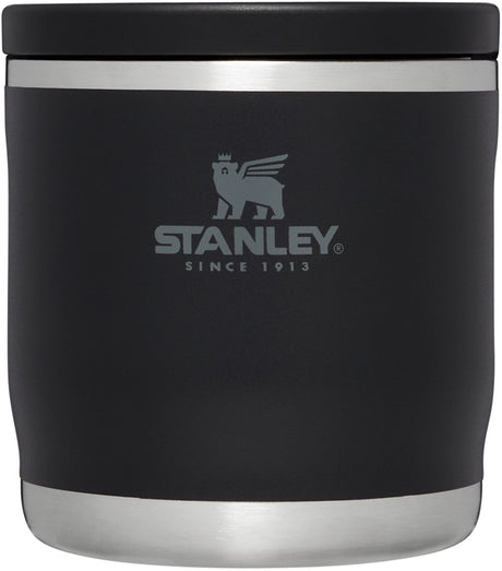 Stanley adventure to-go thermos lunchbox 350 ml - 4 uur warm - 4 uur koud - lekvrije voedselcontainer - eenvoudig vullen en reinigen - bpa-vrij - black