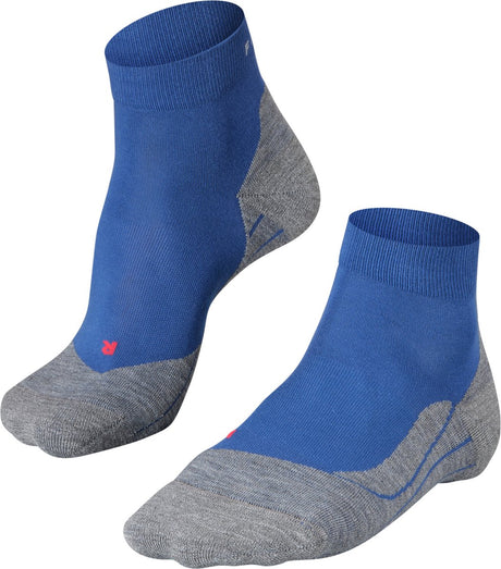 Falke ru4 short anti-blaar katoen functioneel materiaal hardloopsokken heren blauw - maat 42-43