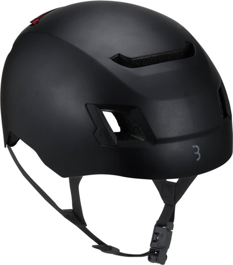 Bbb cycling backstreet e-bike fietshelm met verlichting - geavanceerde ert bescherming - magnetische fidlock sluiting - mat zwart - l - bhe-185 l