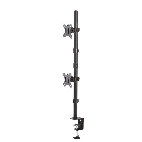 Neomounts Neomounts FPMA-D550DVBLACK Flat-Screen Desk-Mount, 2x 10-32, 16 kg, 88 cm, 75x75 100x100