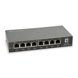 LevelOne GEP-0823 Gigabit Poe Switch de 8 puertos, 802.3at AF Poe, 120W