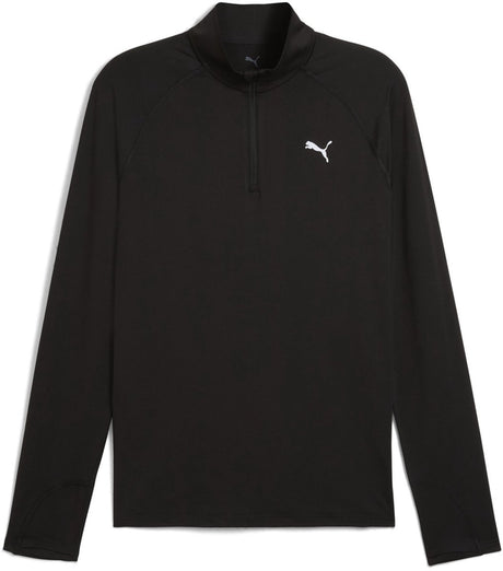 Puma shirt run velocity cloudspun 1 4 zip 526627 black-xxl