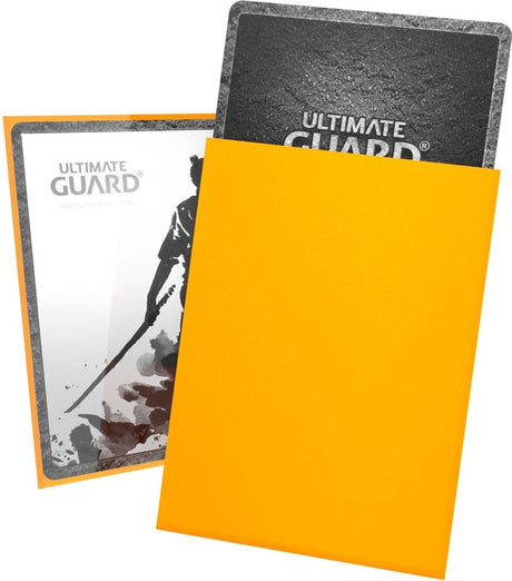 Ultimate guard katana sleeves standard size (100) - yellow