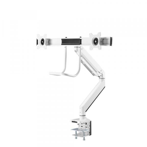 Neomounts Neomounts NM-D775DXWHITE Flatskærm TV Desk Mount Clamp 8 kg, 10 32, 100x100 mm, WHI