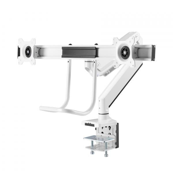 Neomounts Neomounts NM-D775DXWHITE Flatskærm TV Desk Mount Clamp 8 kg, 10 32, 100x100 mm, WHI