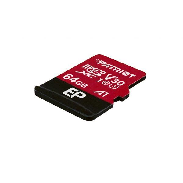 Patriot Patriot PEF256PEP31MCX EP Series High Performance Micro SDXC, 256 GB, 4K, V30 A1, 100 80MB S