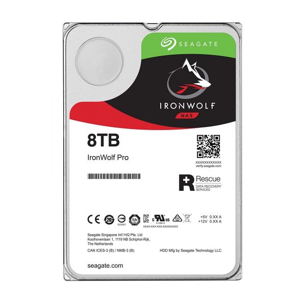 Seagate seagate st8000vn004 ironwolf, 3.5 , 8 tb, 7200 rpm, 256mb, sata3