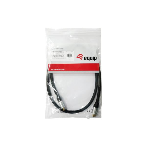 Opremite 119380 HDMI 2.1 Ultra High Hitro kabel, HDMI Type-A-> HDMI Type-A, 48 GBIT S, ARC, 1M, črna