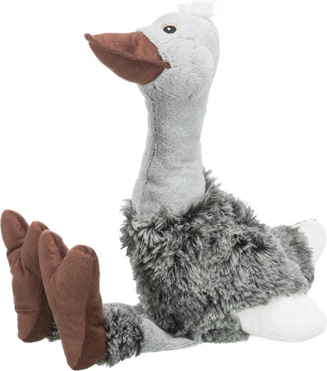 Trixie pluche struisvogel met geluid