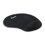 Equip equip 245014 gel mouse pad, fabric,gel,polyurethane, wrist rest, non-slip base, monotone, black