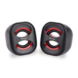 Equip 245331 mini usb speaker, 2.0 channels, wired, 3 w, 90 - 20 hz, 40 o, black