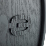 Nextime klok 3095gs wood wood big, ø52.8 cm, wall, gray