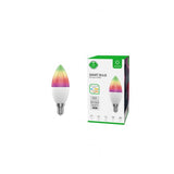 Woox r9075 smart rgb led bulb, wifi, e14, cct, google assistant amazon alexa