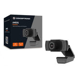 Conceptronic conceptronic amdis01b full hd webcam with microphone, usb, 2 mp, 1920 x 1080p 30 fps, h.264, 90°