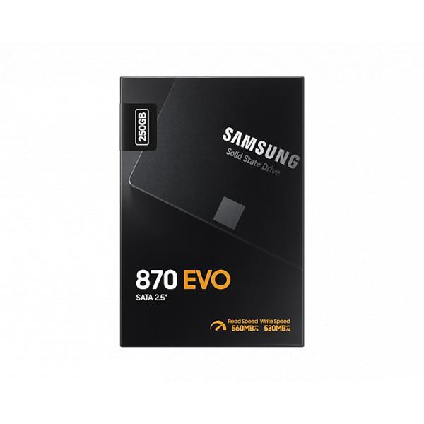 Samsung MZ-77E1T0B 870 EVO SSD, 1 TB, 2,5, SATA3, 6 Gbps, 3D V-NAND, 560 550 MB S, 512 MB GDR4