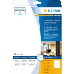 Herma etik. glasduidelijk a4 210x297 mm folie glã¤nzend 25 st.