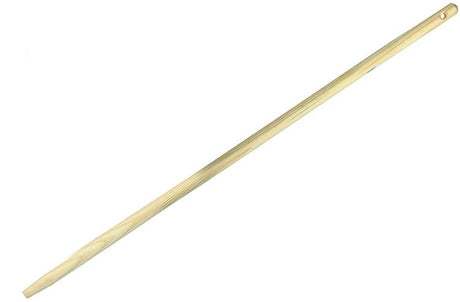 1000046 - bezemst.hout 150cm + ophanggat | 25 stuks