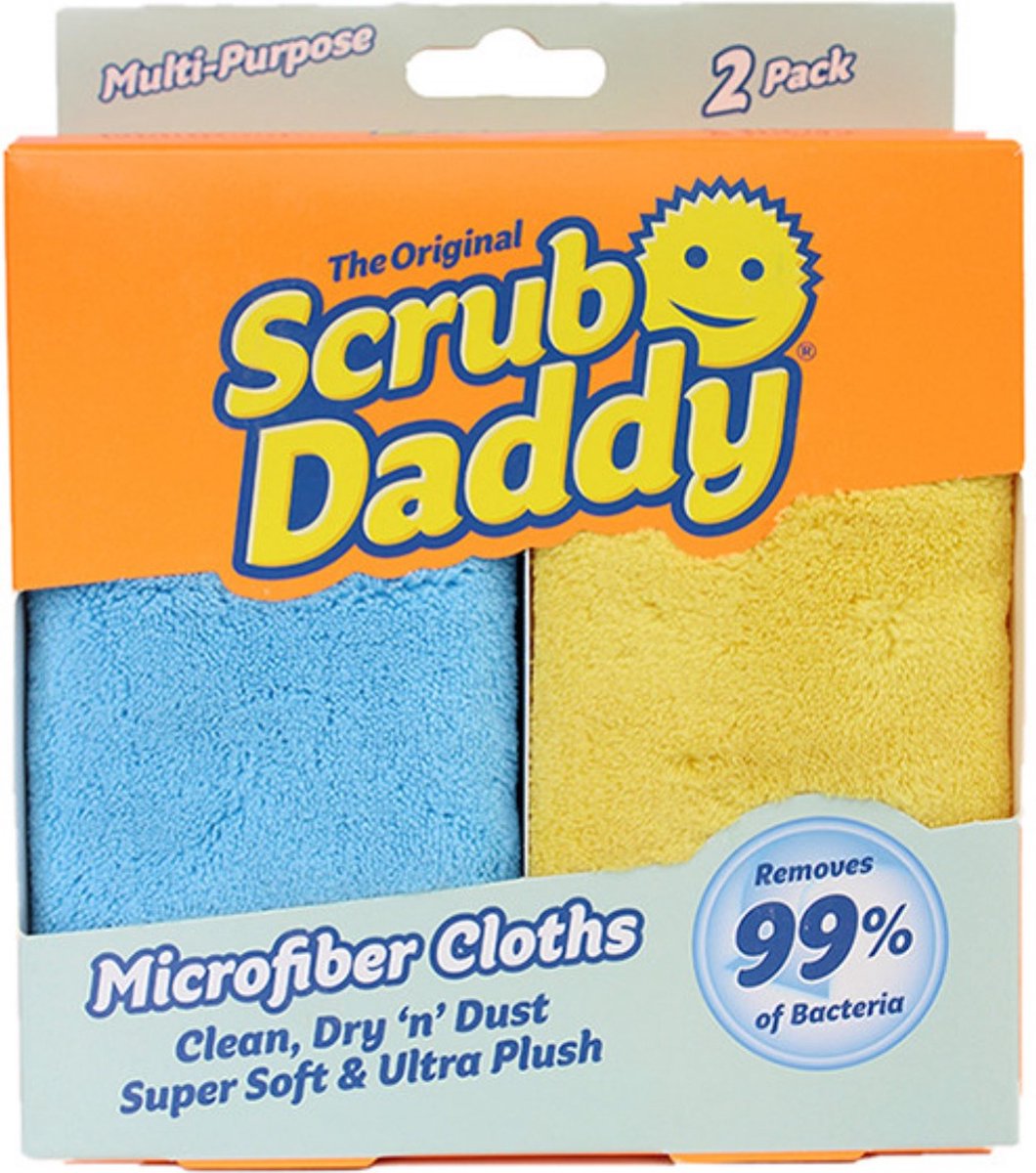 Scrub daddy microfibre cloth 2ct