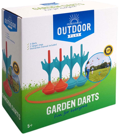 Outdoor play giant garden darten, 6dlg.