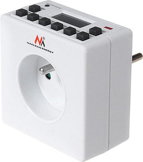 Maclean mce30 - programmeerbare digitale timer met penaarde - 3600w