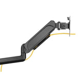 Equip 650133 17 -32 dual monitor desk mount bracket, clamp, 18 kg, 17 - 32 , 100 x 100 mm, black
