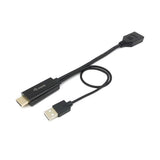 Equip 119039 hdmi to displayport adapter, 0.15 m, hdmi type a (standard) displayport, male, straight