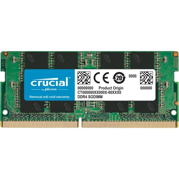 Cruciale cruciale CT16G4SFRA32A SO-Dimm, 16 GB, DDR4, 3200 MHz, Cl22, 260-pin non infranto