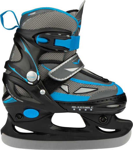 Galgary® galgary ijshockeyschaatsen junior (verstelbaar) - maat 34-37 - grijs blauw 34-37
