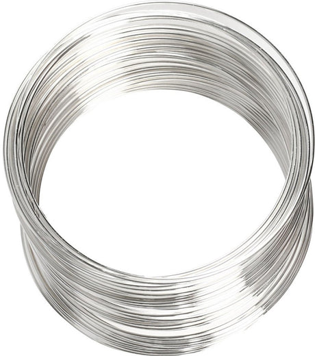 Creativ company memorywire 0,8 mm zilver 11,5 m