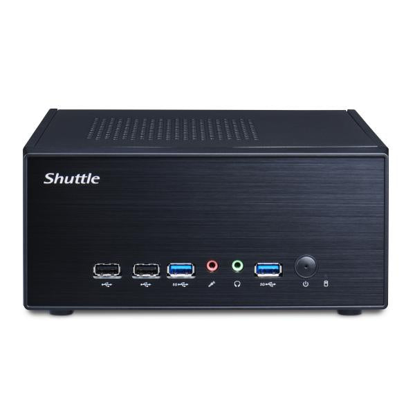 Shuttle shuttle xh510g2 xpc slim pc barebone, intel h510, lga1200, 2x ddr4 (max.64gb) 2.5 bay, hdmi, dp