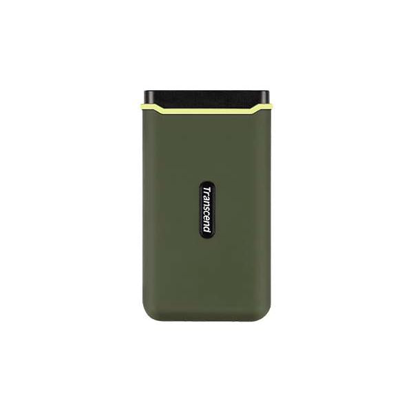 Transcend ts1tesd380c esd380c portable ssd, 1tb, usb type-c (3.2 gen 2) 3d nand, 2000 mb s, green