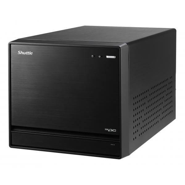 Shuttle sw580r8 black xpc cube pc barebone, lga1200, intel, 4x ddr4, dimm, m.2, 500w 80+ gold