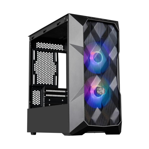 Cooler master cooler td300-kgnn-s00 td300 mesh, matx, midi-towe, argb, 3d mesh front, removable top, black