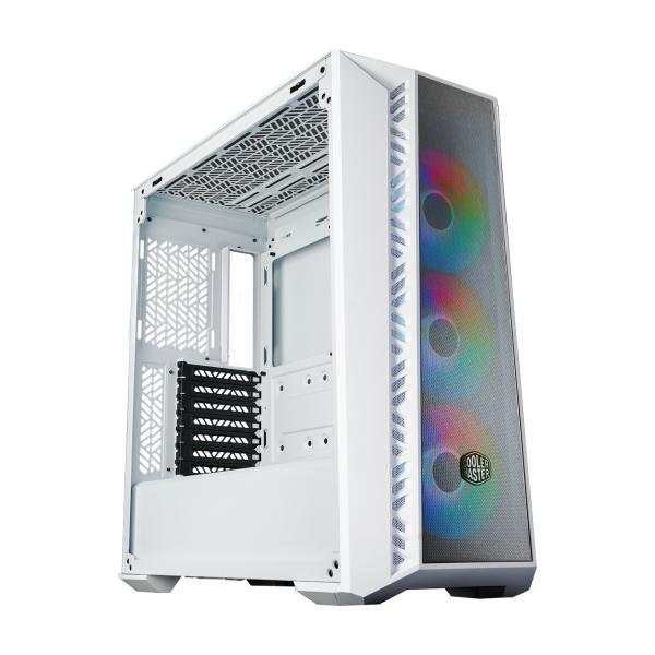 Cooler Master MB520-WGNN-S01 Masterbox 520 White, ATX, Mitteli-Turm, transparentes Fenster von Kanten zu Kanten