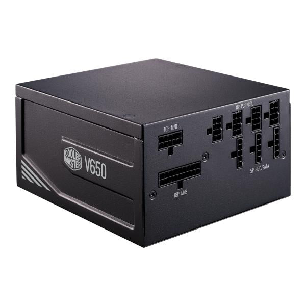 Cooler Master Mpy-650V-Afbag-EU V650 Gold V2, ATX, 650W, Modular, APFC, 135 mm, 32 dB (silencioso), negro