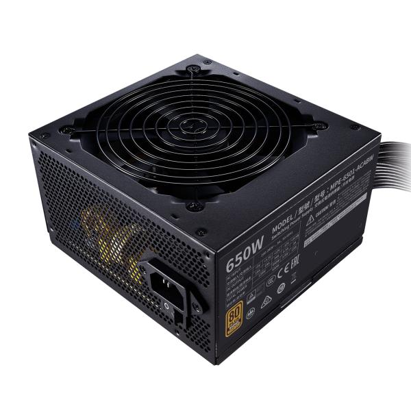 Kjøligere master MPE-6501-AABW-Beu MWE 650 Bronze V2, ATX, 650 W, DC-til-DC + LLC, 88%, 120mm, svart