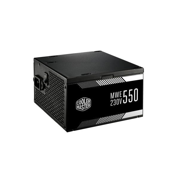 Cooler Master MPE-5501-AABW-BEU MWE 550 Bronze-V2-230V, 120 mm, 85%, 2x PCIe, sort