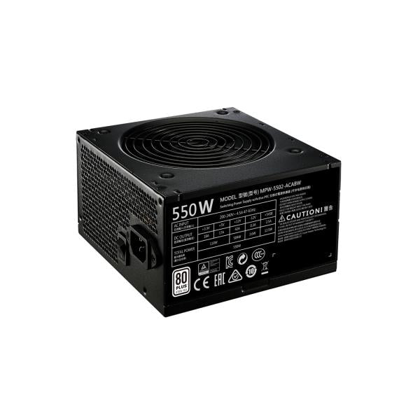 Cooler Master MPE-5501-AABW-BEU MWE 550 Bronze-V2-230V, 120 mm, 85%, 2x PCIE, černá