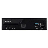 Shuttle DH610 XPC Slim PC Barebone, LGA1700, Intel H610, 2x DDR4 (max.64GB) 1x2,5 Bay, M.2, HDMI,