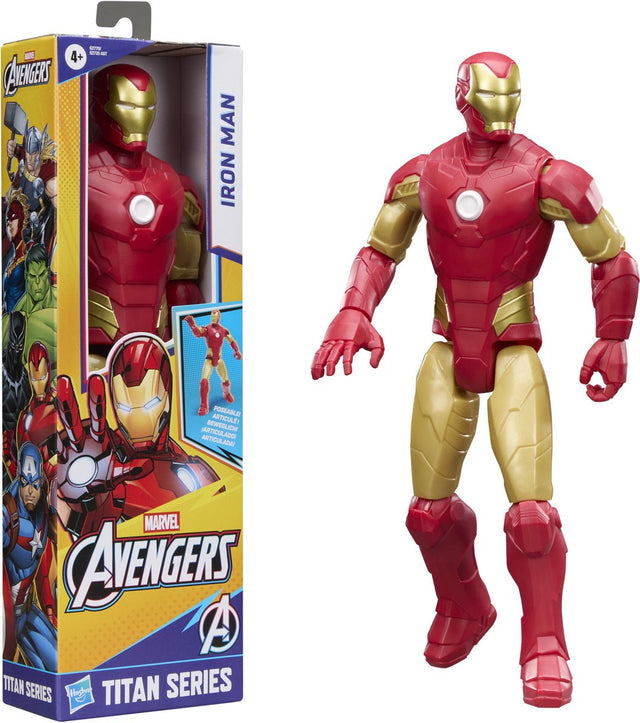 Hasbro marvel avengers titan heroes - iron man - actiefiguur 30 cm