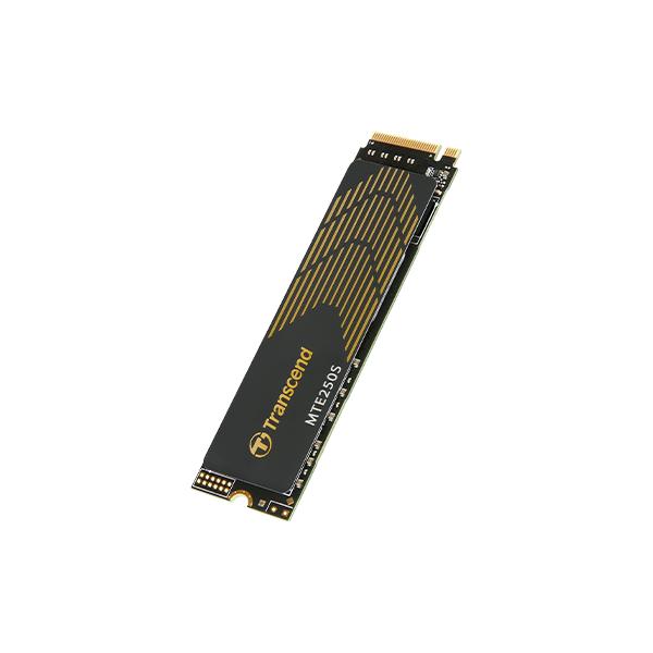 Transcend ts1tmte250s mte 250s, 1 tb, m.2 2280, pcie gen4x4, nvme, 3d tlc w dram, heatsink