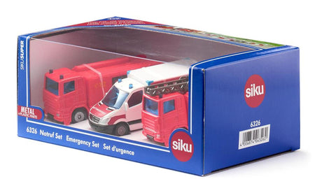 Siku 6326 hulpdiensten speelset 3 -delig 170x70x100mm