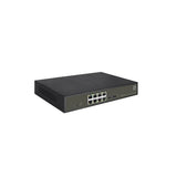 Levelone levelone ges-2110p hilbert 10-port gigabit poe lite managed l2 switch, 8x poe outputs, 2x sfp